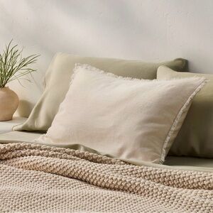 TWO Casaluna Standard Pillow Shams - Color Natural